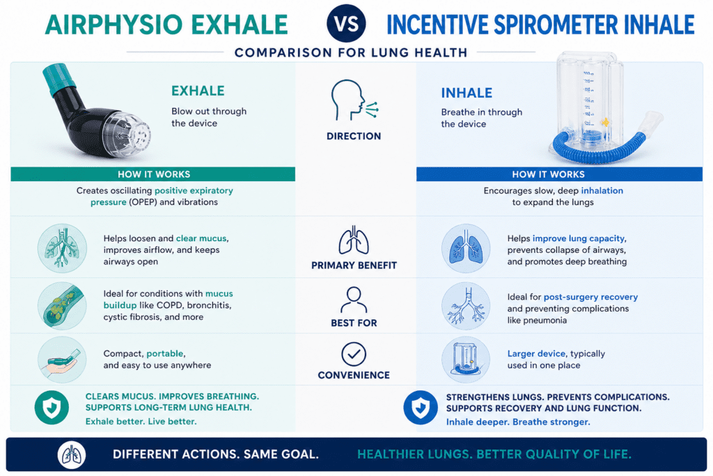 AirPhysio vs Incentive Spirometer (2026): The Brutally Honest Truth