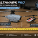 StealthHawk Pro RC helicopter drone size comparison - 230mm body