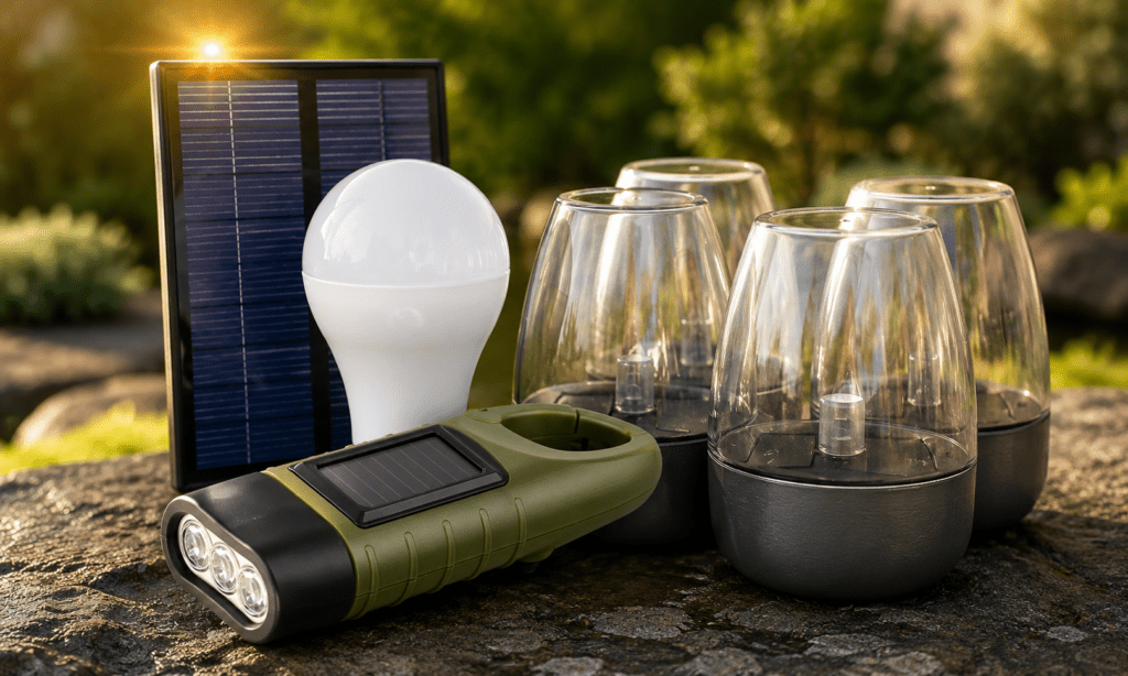 Suneem Solar Pack Review: We Tested It. Here'S The Truth 6 Suneem Solar Pack emergency lighting kit with lantern, LED bulb, and candles