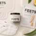 Foot Peel Mask by FEETS plant-based foot exfoliation treatment booties