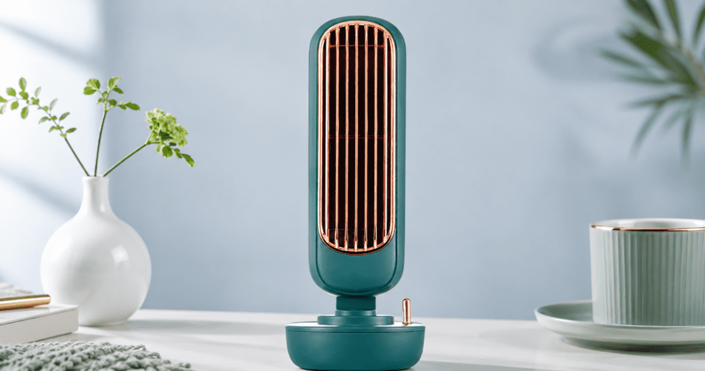 AirCooly Review: What "15 Degrees Cooler" Actually Means 3 AirCooly personal evaporative air cooler and humidifier USB-C powered