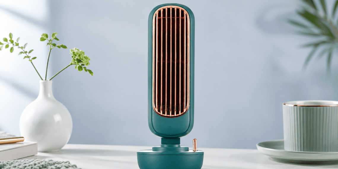 AirCooly personal evaporative air cooler and humidifier USB-C powered