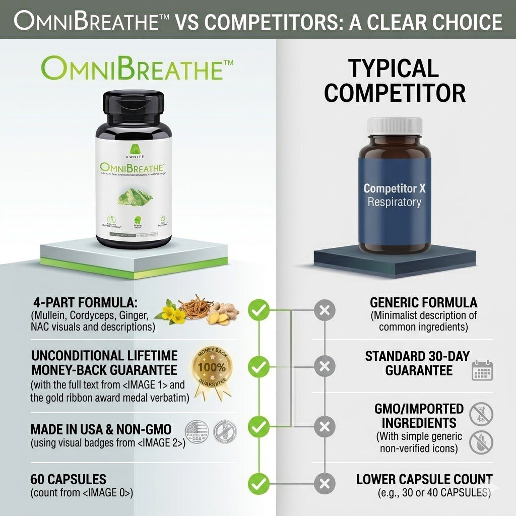 OmniBreathe vs compettitors
