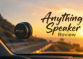 Anything Speaker Review (2026): Does The Viral Surface Speaker Work? 9 Anything Speaker bone conduction device attached to a car windshield.