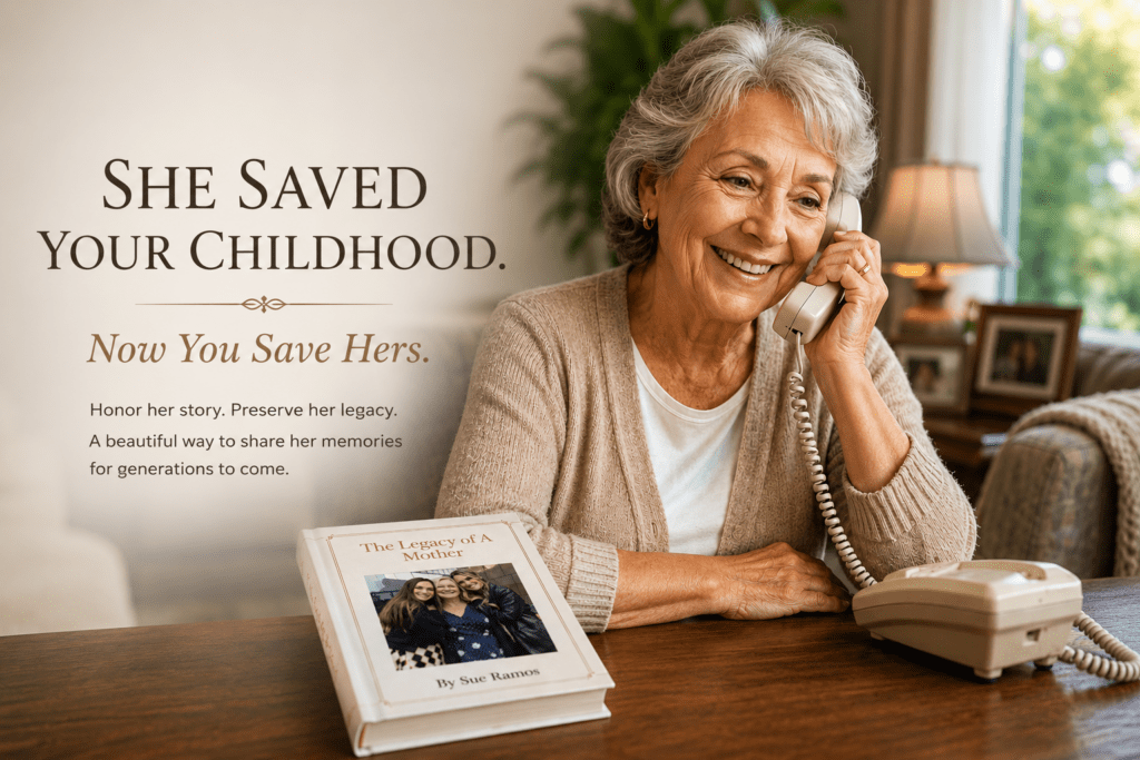 Memorygram Review (2026): We Tested It With a Real Family - Here's the Honest Truth 3 Older man smiling on the phone recording his life story with Memorygram