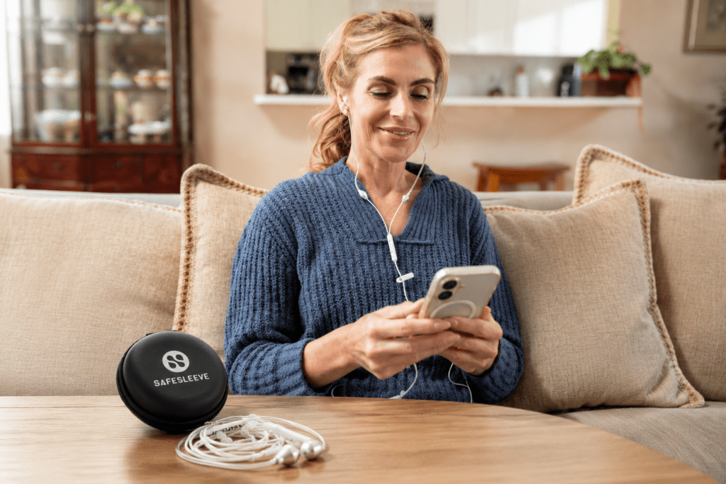 SafeSleeve Air-Tube Headphones