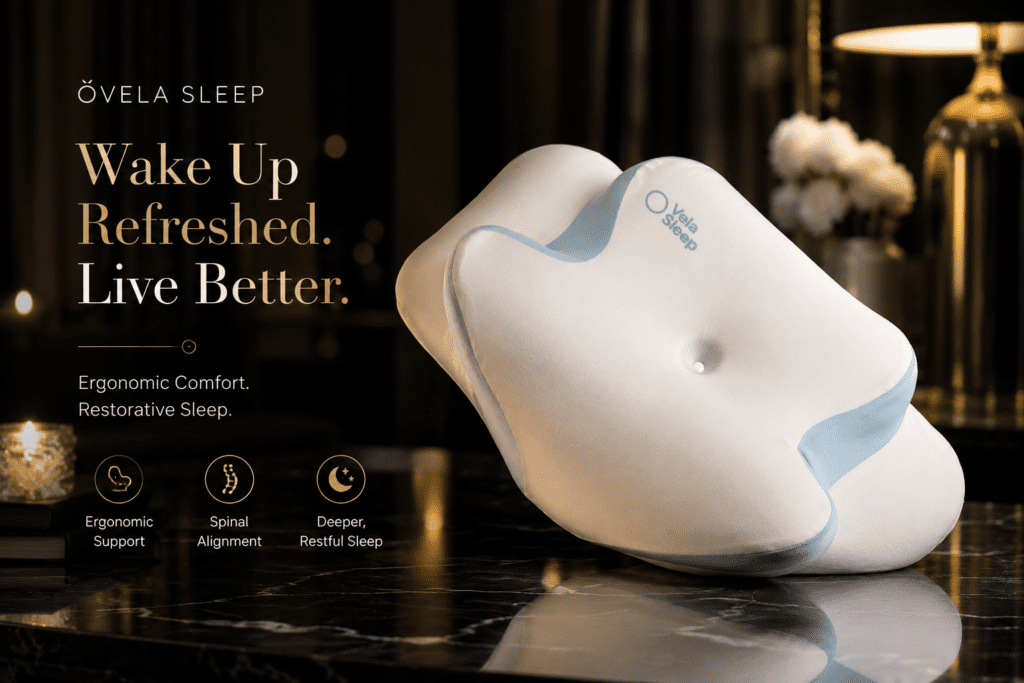 Honest VelaSleep Review: 4 Claims Fact-Checked (2026) 3 VelaSleep cervical decompression memory foam pillow review