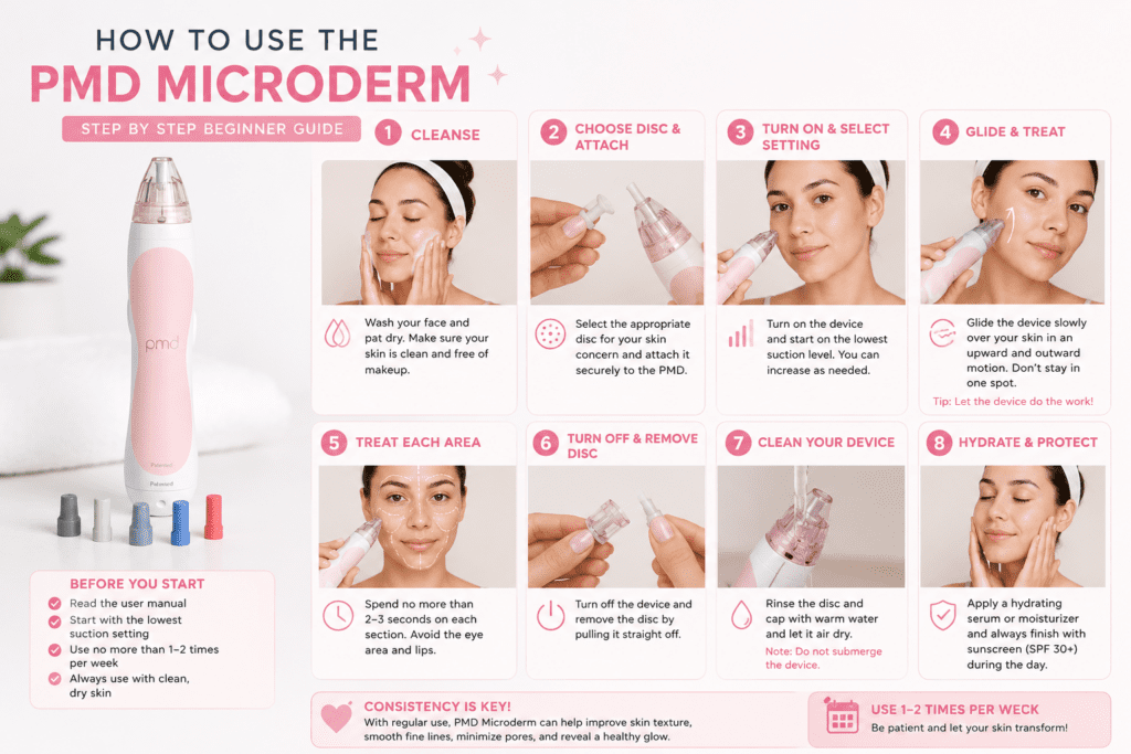 How to Use the PMD Microderm: A Beginner's Step-by-Step Guide (2026) 1 How to Use the PMD Microderm