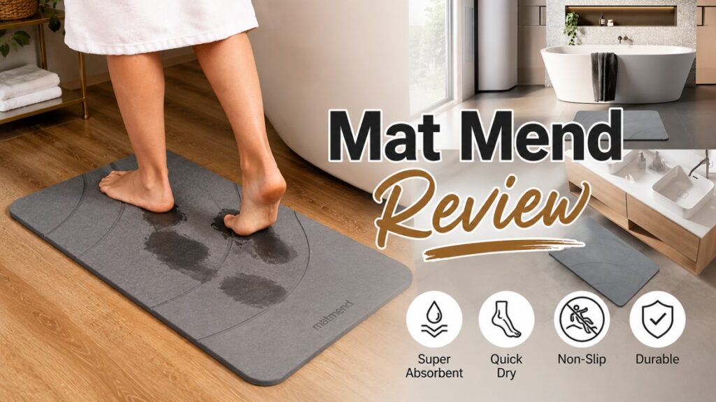 MatMend Review: Why I’ll Never Buy a Fabric Bath Mat Again 4 mat mend review