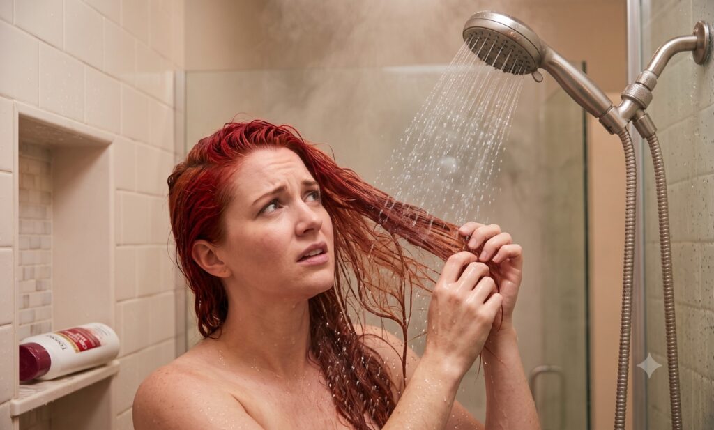 How Chlorine in Shower Water Damages Color-Treated Hair 1 Gemini Generated Image 2r4srk2r4srk2r4s