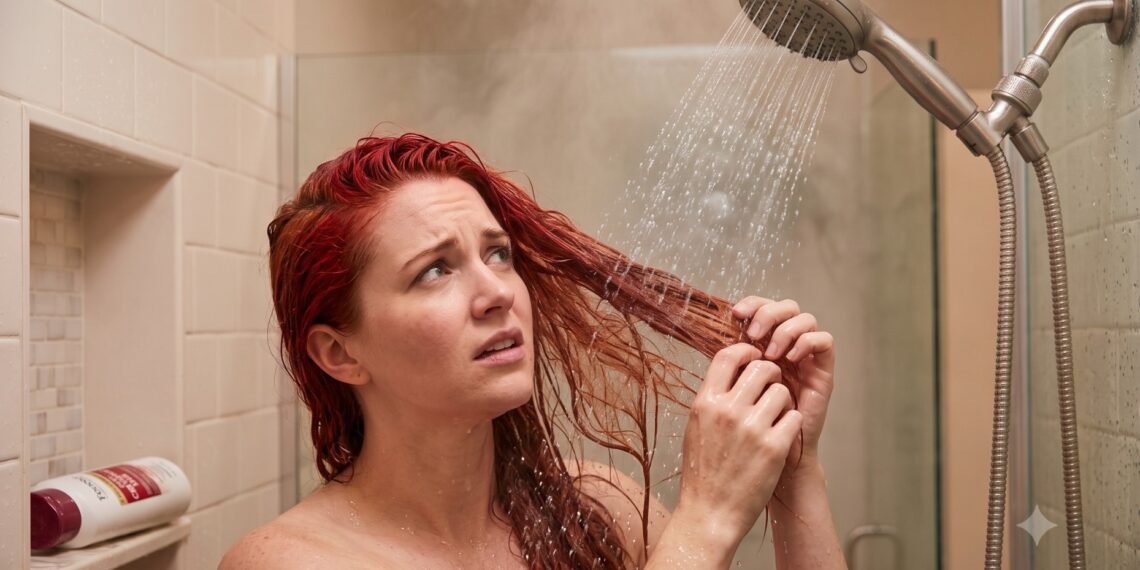 How Chlorine in Shower Water Damages Color-Treated Hair