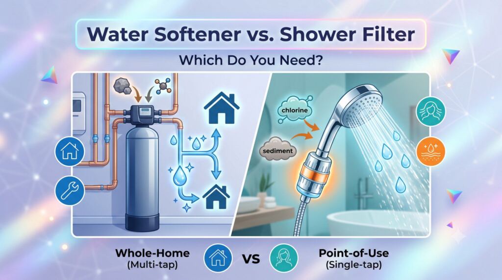 Water Softener vs. Shower Filter: Which Do You Need? 2 Gemini Generated Image htge3zhtge3zhtge