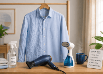 How to De-Wrinkle Clothes Without an Iron