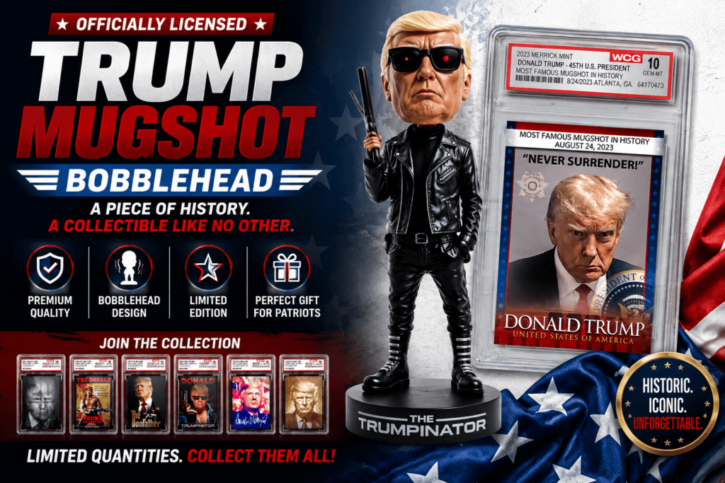 Trump Mugshot Bobblehead