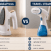 riddiaPress vs a Travel Steamer