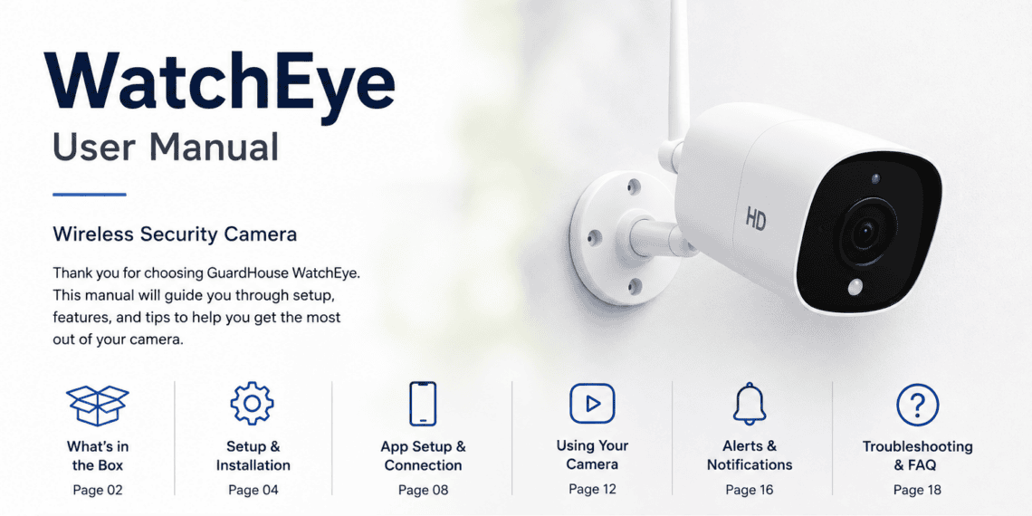 Guardhouse Watcheye User Manual: Setup, Features, And Troubleshooting 5 GuardHouse WatchEye User Manual